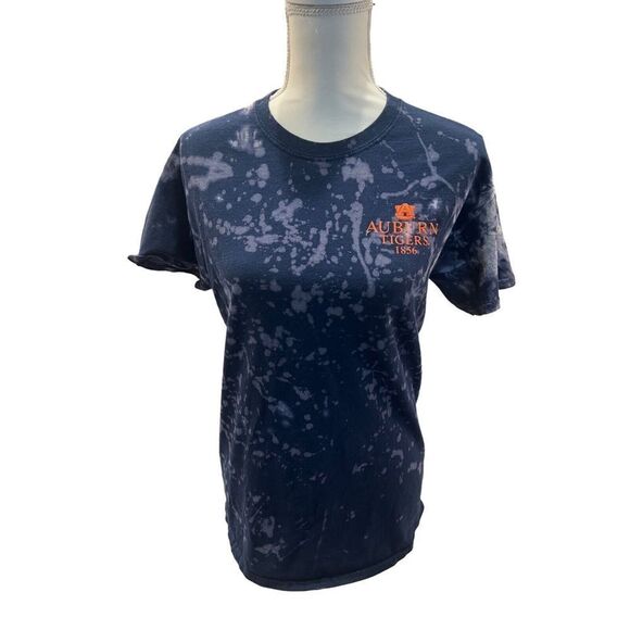 Auburn‎ Tigers Reverse Tie Dyed Graphic T-Shirt Unisex Size M Game Day Gear - Picture 1 of 7